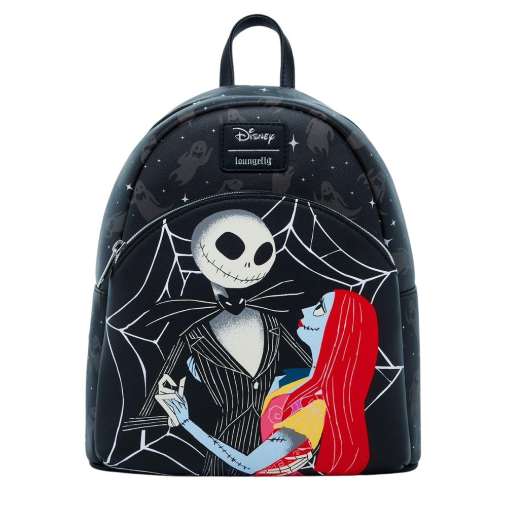 NEW Loungefly The Nightmare Before Christmas Jack & Sally Spiderweb Mini